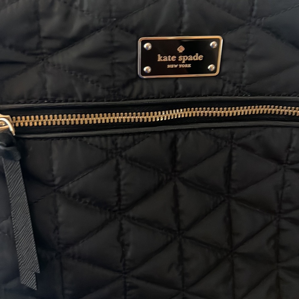 Kate Spade quilted crossbody, Black - Picture 4 of 5